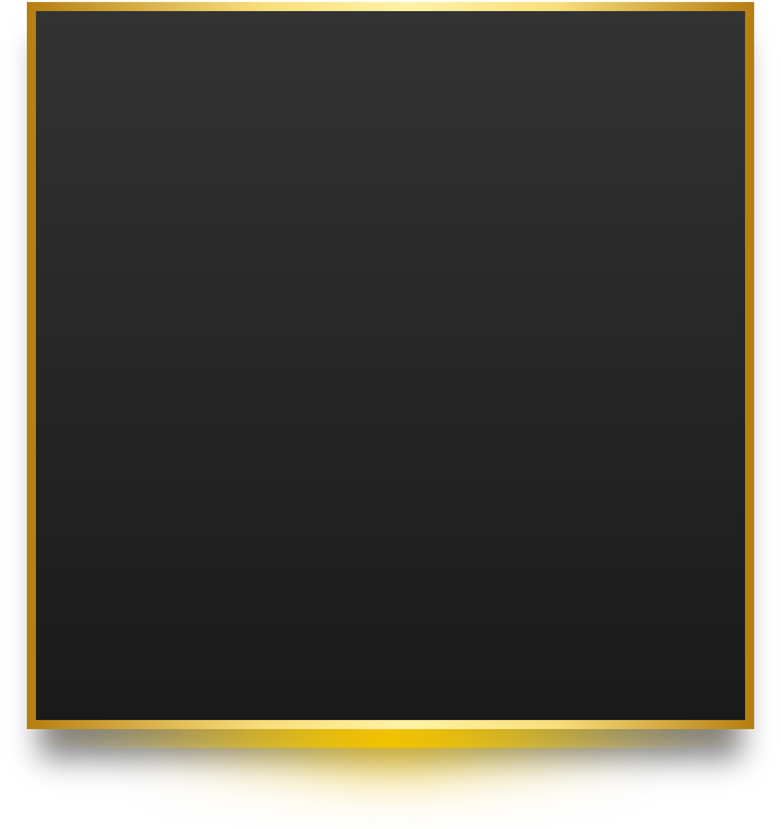 neon gold dark square banner